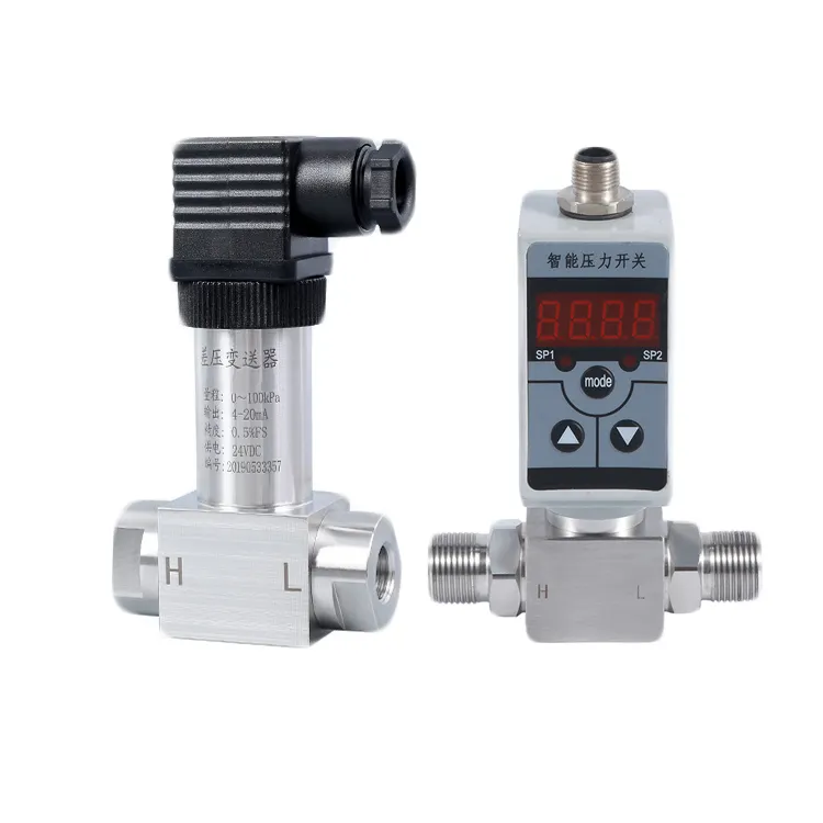 PMD440 Gas acqua aria prezzo sensore di pressione differenziale produttori trasmettitore di pressione differenziale compatto