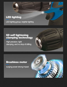 Taladro Eléctrico Inalámbrico <span class=keywords><strong>de</strong></span> 12V con Motor <span class=keywords><strong>de</strong></span> Escobillas, Velocidad Variable, 600W, Grado Industrial, Marca Pineng, Soporte OEM Personalizado - Product Image 4