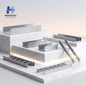 High Quality Cable <b>Ladder</b> System Steel Trays Customizable Galvanized <b>Ladder</b> Type Cable Tray - Product Image 5