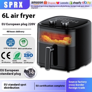 Hot Bán Nhựa Hiện Đại Công Suất Lớn Vuông Trực Tiếp Nồi Chiên Không Khí 1-Năm Thông Minh Đa Chức Năng Hộ Gia Đình Nồi Điện - Product Image 5