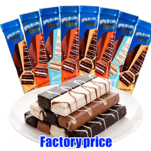 Venta caliente Pocky 55g <span class=keywords><strong>queso</strong></span> crema y chocolate con sabor afrutado barra <span class=keywords><strong>de</strong></span> leche crujiente y dulces aperitivos deliciosas galletas chinas - Product Image 6