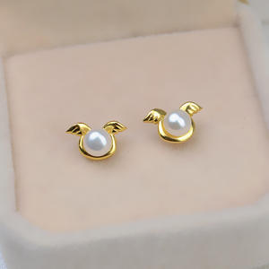 Juego de Pendientes de Plata de Ley S925 Wenchi, Accesorios de Joyería DIY, Pendientes Cuadrados para Mujer, Personalizados, Diseño Moderno 1387 - Product Image 3