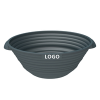 Kit de démarrage pour la fabrication de pain au levain, pliable, avec panier de fermentation en silicone de qualité alimentaire et poignées, compatible four