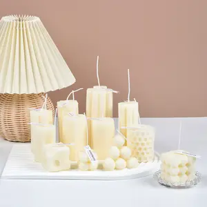 Diy工艺品工具多形状硅胶蜡烛模具锥形柱蜂窝蜡烛树脂制作蜡烛模具