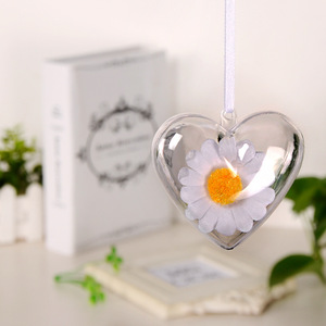 Palline di Plastica a Forma di Cuore Infrangibili con Stampa UV di Alta Qualità per Decorazioni Natalizie <span class=keywords><strong>e</strong></span> di San Valentino - Product Image 4