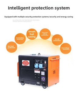 Một pha 10KVA im lặng Máy phát điện diesel 3KVA 5KVA 6KVA 7KVA 8KVA 9kva nhà sử dụng âm thanh bằng chứng 1500rpm 110V 220V 380V 50/60Hz - Product Image 6
