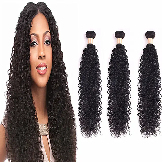 Cheap virgin brazilian hair free sample hair bundle, virgin jerry curl hair weave bundles factory price