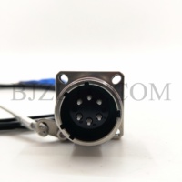 ZLTC ARINC 801 D38999 seri Fiber Optic 15 #6Cores penghubung kabel optik Rakitan