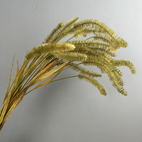 Tiges artificielles de Pennisetum Setaceum, fausses herbes de renard, aspect séché, fausses herbes de la pampa pour décoration florale de mariage, style bohème, ou de vase à la maison