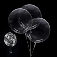 Vente en gros de ballons transparents de 10, 13, 18, 24 et 36 pouces, ballons en hélium gonflables, ballons Bobo pour mariage, anniversaire, baby shower, décoration