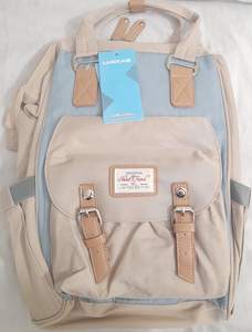 Muestra Gratuita, Bolsa de Pañales de Lona y Cuero con Logotipo Personalizado del Fabricante, Bolsa de Pañales para Bebé Duradera y Elegante - Product Image 4