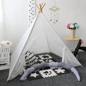 Venta al por mayor de alta calidad de encaje blanco niños de <span class=keywords><strong>tipi</strong></span> Cama grande niños bebé <span class=keywords><strong>tienda</strong></span> india - Product Image 4