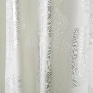 Cf Tùy Chỉnh Sang Trọng Vàng Cây In Thiết Kế Hiện Đại Không Thấm Nước Polyester Vải Tắm Tắm Rèm Set Với 12 Hooks Cho Phòng Tắm - Product Image 3