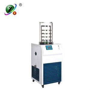 เครื่องอบแห้งแบบแช่เยือกแข็งในห้องปฏิบัติการ เครื่องทำแห้งแบบแช่เยือกแข็งแบบตั้งโต๊ะ พร้อมท่อร่วม 8 ช่อง - Product Image 5