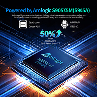 Amlogic S905A AI Smart TV BOX Android 14,0 Streaming STB AV1 OTT X96 M200 Android Tv Box 4K