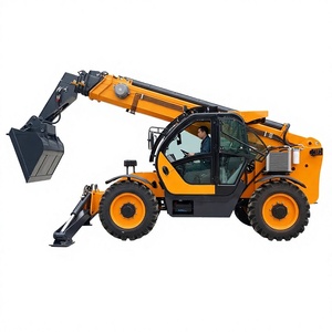 Chariot télescopique CHITU 4x4 pour conteneurs, 3 tonnes, 3,5 tonnes, 4,5 tonnes, 5 tonnes, chariot élévateur à moteur thermique avec flèche télescopique - Product Image 1