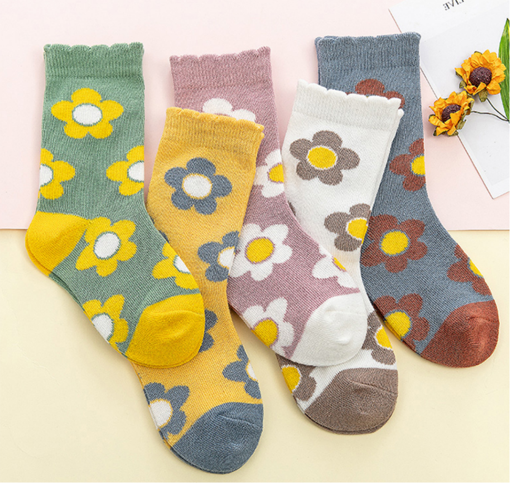Wholesale children pantyhose Ribbed Colorful Cotton Kids children foot socks school socks making machine price