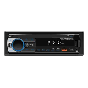 Bestree 2024 nueva llegada coche audio MP3 1 DIN BT sistema de sonido DC12V coche cinta reproductor de MP3 con FM WMA SD USB radio de coche ESTÉREO