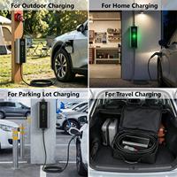 Chargeur portable triphasé pour voiture électrique 6A 8A 10A 13A 16A 11Kw