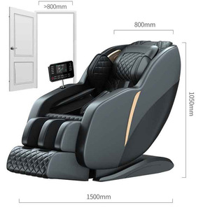 Home Massage Chair Sl <b>Track</b> 3D Robotic Arm Massage With Music Function Technology Cloth Fabric - Product Image 3