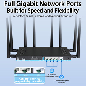 3000Mbps OpenWrt Gigabit Không Dây Wifi6 4G 5G Wifi Router Với Khe Cắm Thẻ Sim - Product Image 3