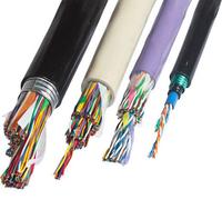 LSZH UTP CAT3 Multipar colorido PVC chaqueta Conductor de cobre 10 pares 20 pares 30 pares 50 pares Cable de teléfono interior