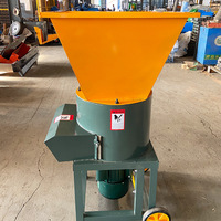 Petite machine multifonctionnelle pour broyer le foin, la paille et les grains pour l'alimentation animale (porcs, poulets, canards et oies)