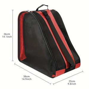 <span class=keywords><strong>Bolsa</strong></span> para <span class=keywords><strong>Patines</strong></span> de <span class=keywords><strong>Hielo</strong></span> de Tela Oxford Resistente y Gruesa con Cierre de Cremallera - <span class=keywords><strong>Bolsa</strong></span> Doble Portátil para Almacenamiento de <span class=keywords><strong>Patines</strong></span> de Ruedas, Regalo de Navidad - Product Image 2