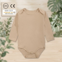 Combinaisons pour bébés de 0 à 24 mois, en coton, manches longues, douces, respirantes, vente en gros, combinaison en tricot pour bébé