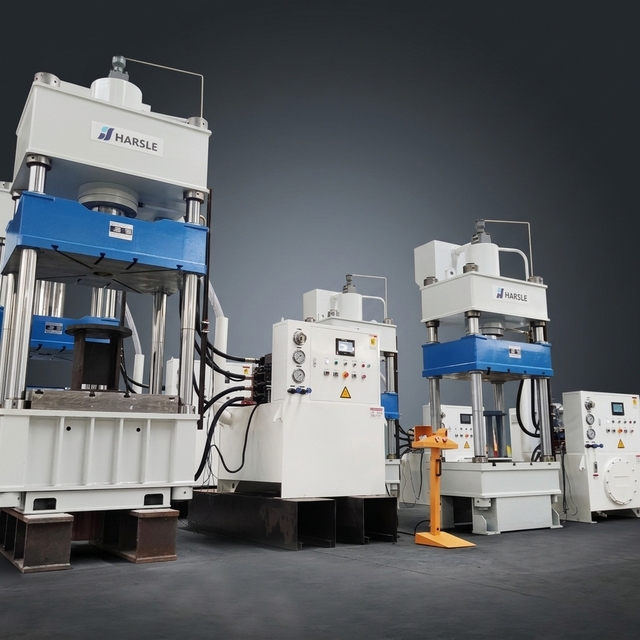 HARSLE Factory Direct Sale Large Four Columns Automatic Servo Hydraulic Press Machine for Sheet Molding Compound