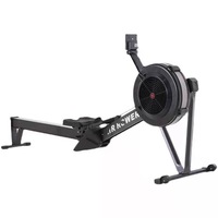 Máquina de Remo para Ejercicios Cardiovasculares, Equipo de Gimnasio Comercial de Calidad para el Hogar