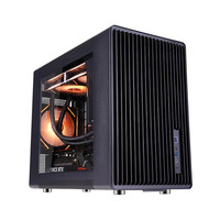 Nouveau boîtier de PC de bureau MicroATX en plastique et acier Alpha S1 Noir Full Tower, petit châssis, compatible avec carte graphique 240mm, ventilateur M-ATX, ITX