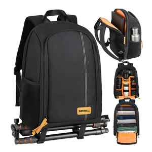 Заводская Водонепроницаемая многофункциональная сумка для камеры рюкзак с отделением для ноутбука сумка для камеры
