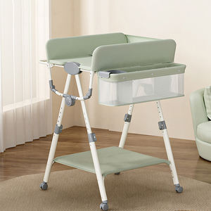 Table à langer pour bébé multifonctionnelle de luxe portable pliable 2 en 1 Station de change moderne pour la <span class=keywords><strong>crèche</strong></span> - Product Image 3