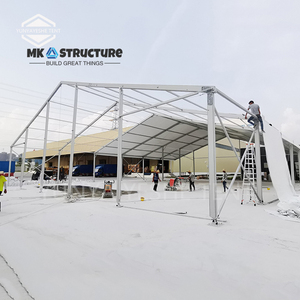 Tente d'entrepôt extérieure <span class=keywords><strong>en</strong></span> <span class=keywords><strong>aluminium</strong></span> robuste et renforcée de 20x60m, double revêtement <span class=keywords><strong>en</strong></span> PVC, paroi <span class=keywords><strong>en</strong></span> ABS, auvent d'<span class=keywords><strong>atelier</strong></span> industriel - Product Image 2