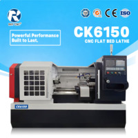 Tour CNC automatique robuste CK6150-1000 |   Machine à tournage à lit plat de haute précision, capacité de pièce de travail de 3000 mm, rigidité élevée
