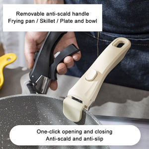 <span class=keywords><strong>Poignée</strong></span> <span class=keywords><strong>amovible</strong></span> anti-brûlure <span class=keywords><strong>de</strong></span> haute qualité pour poêle à frire antiadhésive, wok, <span class=keywords><strong>casserole</strong></span> à lait, pièces <span class=keywords><strong>de</strong></span> batterie <span class=keywords><strong>de</strong></span> cuisine - Product Image 2