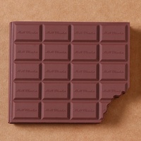 Carnet d'autocollants créatifs en gros, parfum chocolat, Saint-Valentin, pratique, avec autocollants en forme de chocolat