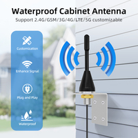Kabinet 5G Luar Ruangan Vertikal 4G LTE 868MHz 915MHz Antena LoRa Konektor Berulir IP67 Tahan Air High Gain Omni IoT Gateway OEM