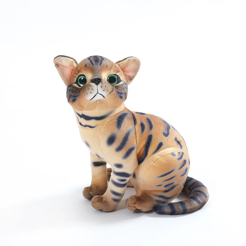 귀엽고 편안한 시뮬레이션 고양이 3D 봉제 장난감, 편안하고 귀여운 베개