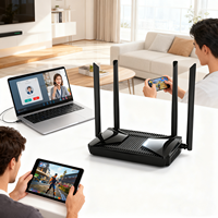 Descuentos por volumen XPON ONU Doble banda 2,4G/5,8G WiFi 4GE Puertos RJ45 Antena de 5 dBi CATV ONU ONT
