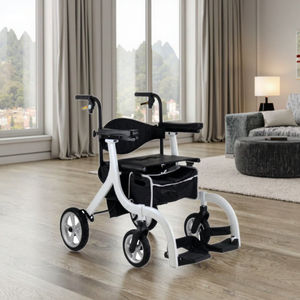 RAfu RF5406A Rollator pour adulte Siège de marcheur 4 roues léger certifié CE Capacité de 110kg Frein à traction linéaire - Product Image 4