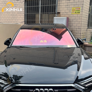 レッド ゴースト カメレオン 86%VLT 自動車 フロントガラス・リアガラス用 ウィンドウ ティント フィルム 太陽光保護 UV・熱遮断 防爆フィルム - Product Image 4