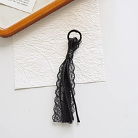 Pendentif en corde tressée fait main avec motif de dessin animé mignon, ornement en cordon tressé tendance, accessoire de porte-clés charmant