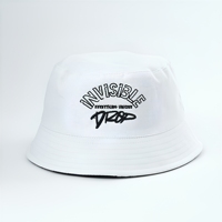Chapeau seau à deux côtés fabriqué en usine avec des logos personnalisés Chapeau seau réversible imprimé et brodé sur mesure de haute qualité