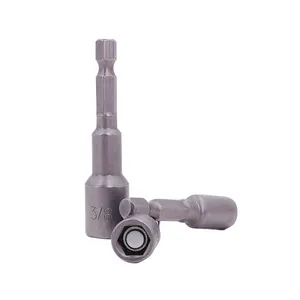 6-15mm Set mata obeng Nut Setter magnetik obeng ketok mur Magnet benturan untuk Bor atau obeng tanpa kabel