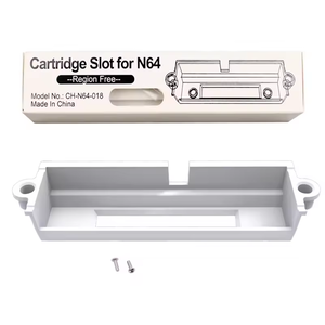 Pièces de réparation pour console Nintendo 64 : Emplacement pour cartouche et plateau pour manette N64 avec boîte d'emballage - Product Image 3
