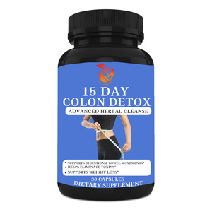 Cápsulas de Desintoxicación de Colon de 15 Días de Marca Privada OEM para un Metabolismo Saludable y Movimiento Intestinal, Suplemento Herbal Natural de Hoja de Senna - Product Image 1