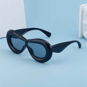 Women's Y2K Inflation Funny Bubble Chunky Big Eyewear <strong>Blue</strong> Red Metal Frame Color Colorful Sunglasses Ins <strong>Party</strong> Men's Sun <strong>Glasses</strong> - Product Image 5