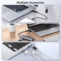 Adaptateur ZOGUO USB 3.1 a vers Type C 10 Gbps, transfert de données rapide OTG, charge rapide 100 W, ignifuge pour téléphone, ordinateur portable, tablette